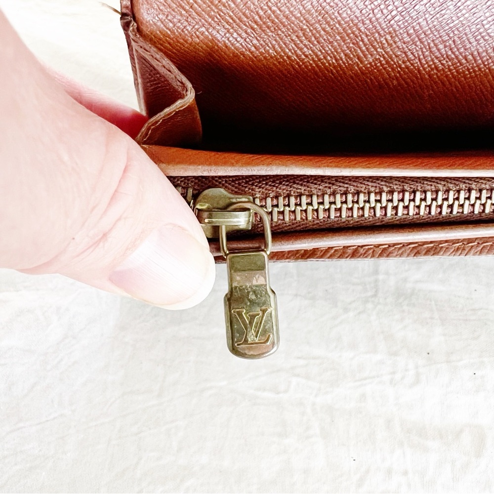 LOUIS VUTTION Vintage Portomonevier Tresor Monogram Wallet ~ 97’ - Picture 6 of 17